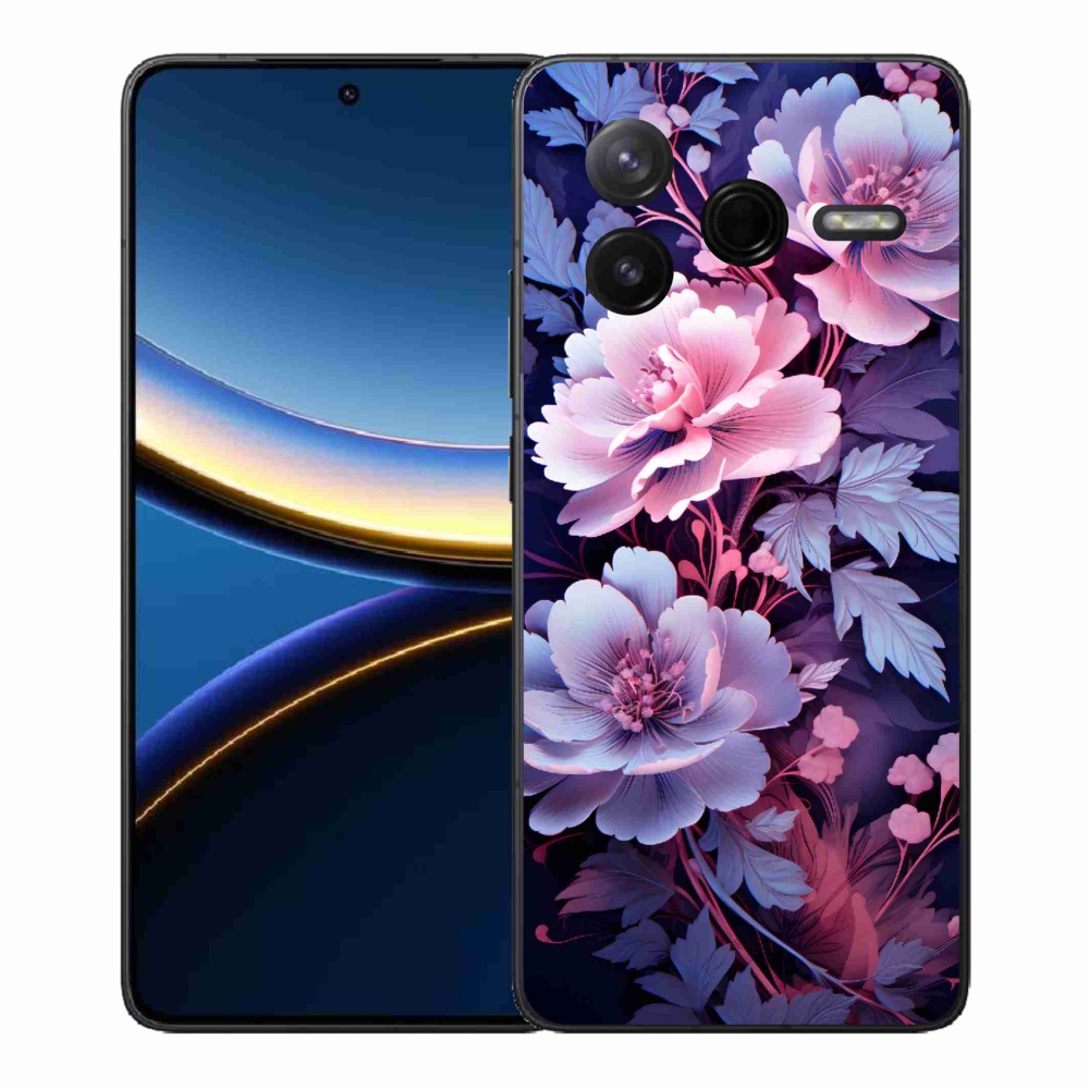 Gél borító mmCase a Xiaomi Poco F7 Pro számára - virágok 11