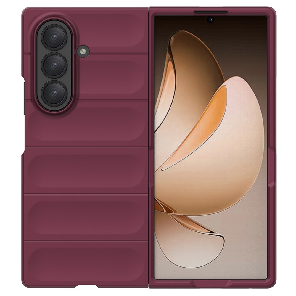 Rugg tartós zselés tok Samsung Galaxy Z Fold7 5G - bordó színben