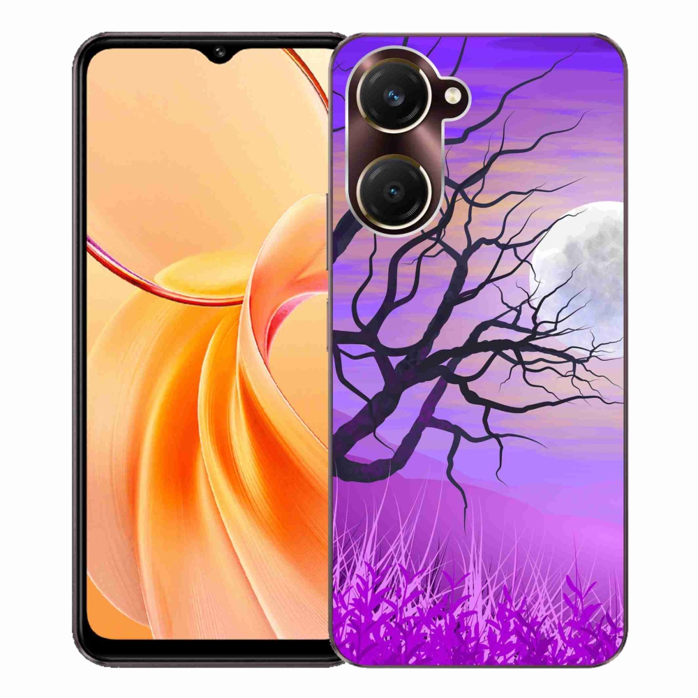 Gélburkolat mmCase a Vivo Y28s 5G-hez - rajzfilm kidőlt fa