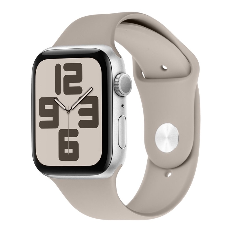 Csomag:ME szilikon szíj az Apple Watch 38-41mm S-M bézs színű órájához
