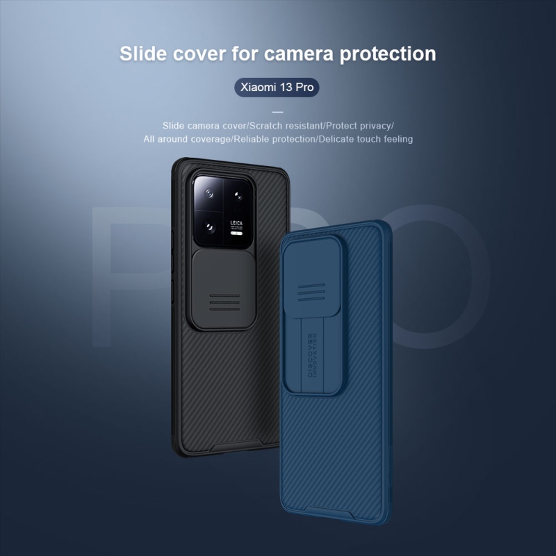 Nillkin CamShield PRO hátlap Xiaomi 13 Pro fekete színű hátlaphoz