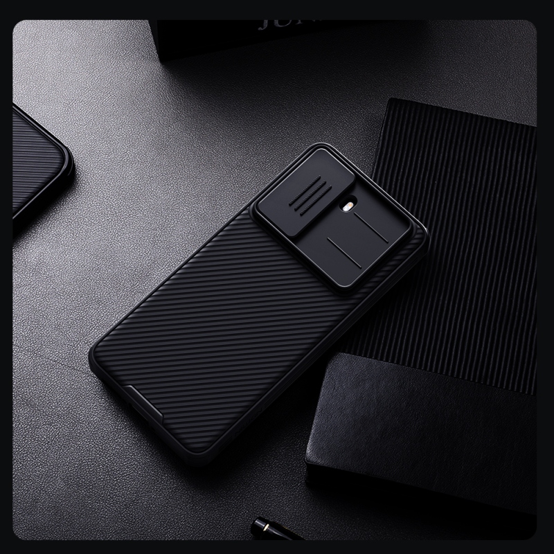 Nillkin CamShield PRO hátlap a Poco X7 Pro 5G számára Fekete