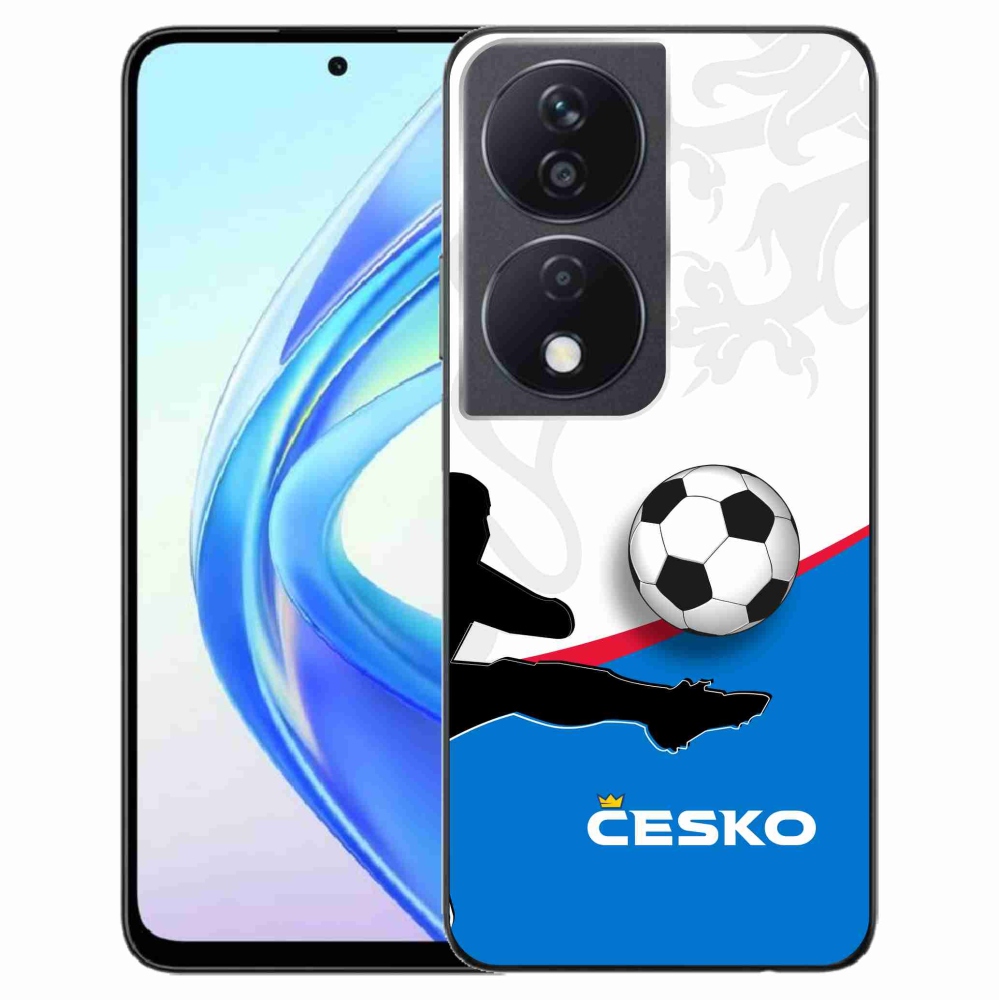 Gél borítás mmCase a Honor X7b/Honor 90 Smart számára - Labdarúgás Csehország 3