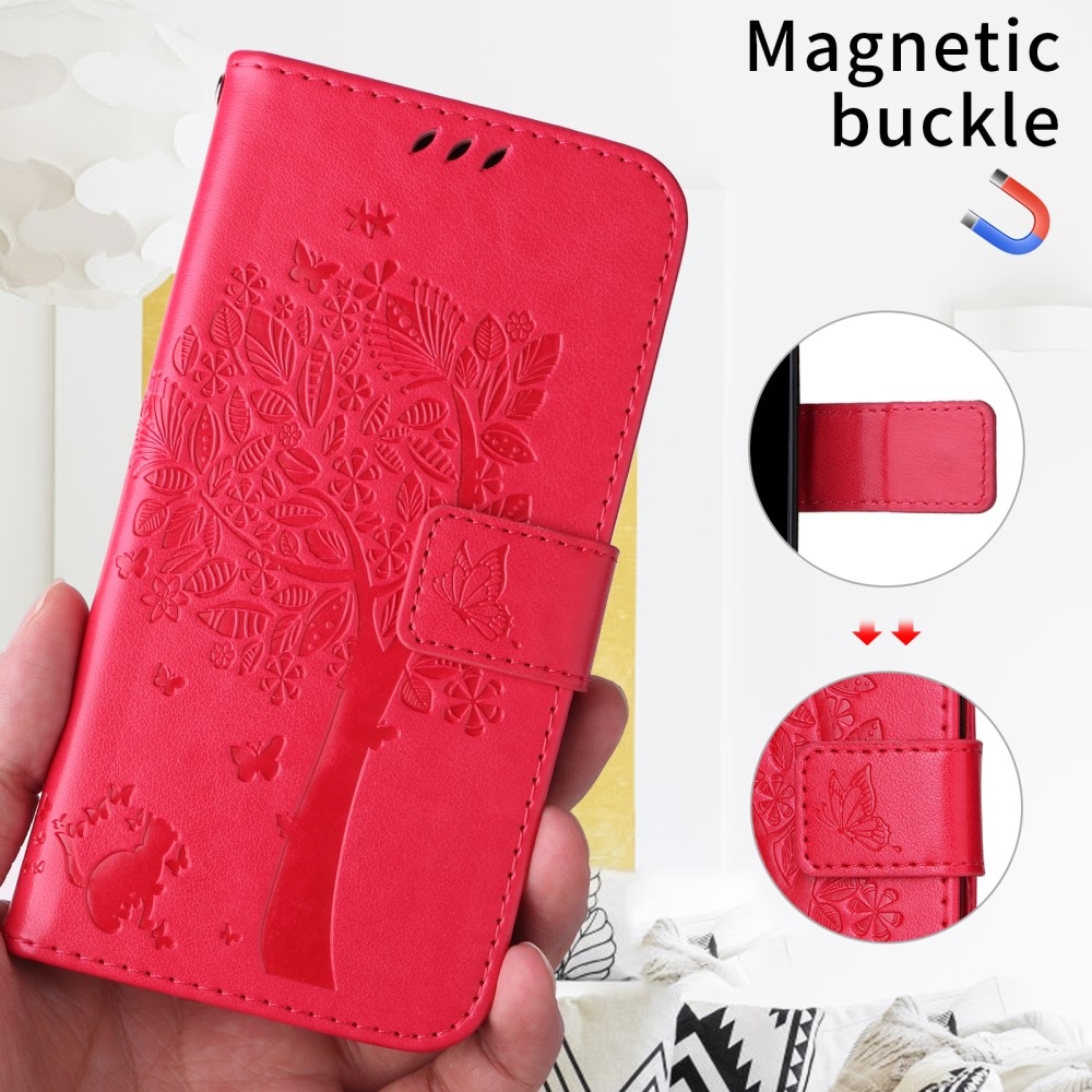 Fák könyve tok Xiaomi Redmi A5 (173.45x79.35x8.45mm) - rózsaszínű