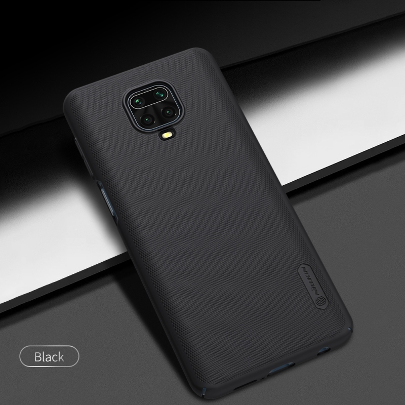Nillkin Super Frosted Back Cover for Xiaomi Redmi Note 9 Pro/9S/9 Pro Max fekete