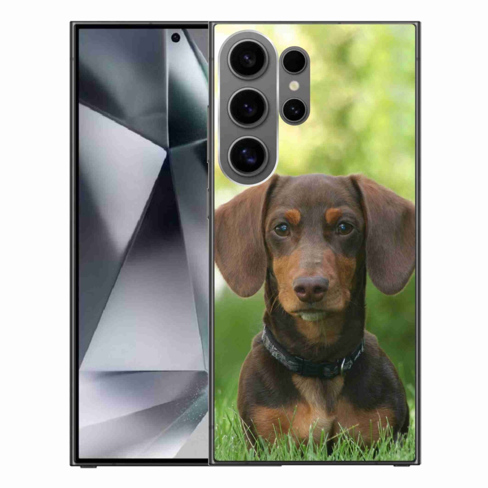 Gél tok mmCase Samsung Galaxy S24 Ultra készülékhez - barna tacskó