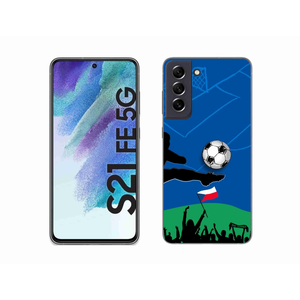 Gél borítás mmCase Samsung Galaxy S21 FE 5G - futballszurkolók számára