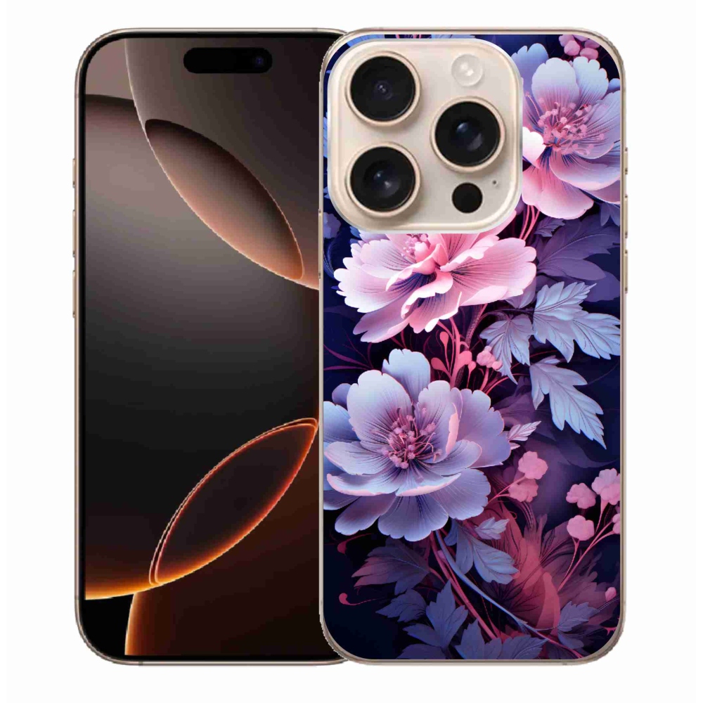 Gél borítás mmCase iPhone 16 Pro Max készülékhez - virágok 11