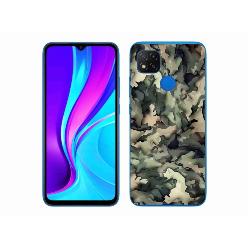 Gél borítás mmCase a Xiaomi Redmi 9C-hez - terepszínű minta 9