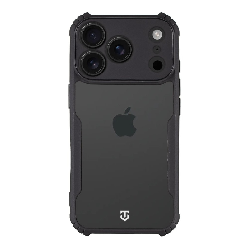 Tactical Quantum lopakodó védőburkolat Apple iPhone 17 Pro készülékhez Clear/Fekete