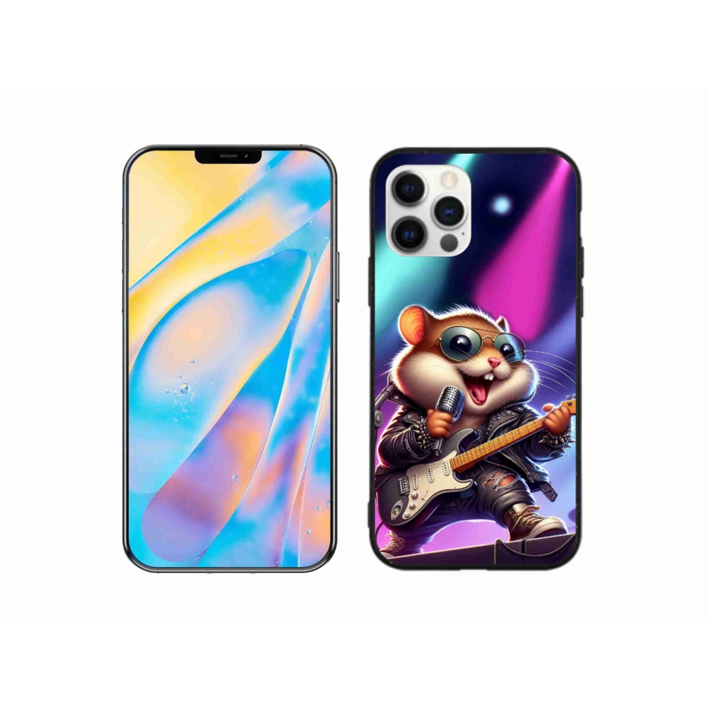 Zselés borítás mmCase iPhone 12 Pro készülékhez - hörcsög hintaló