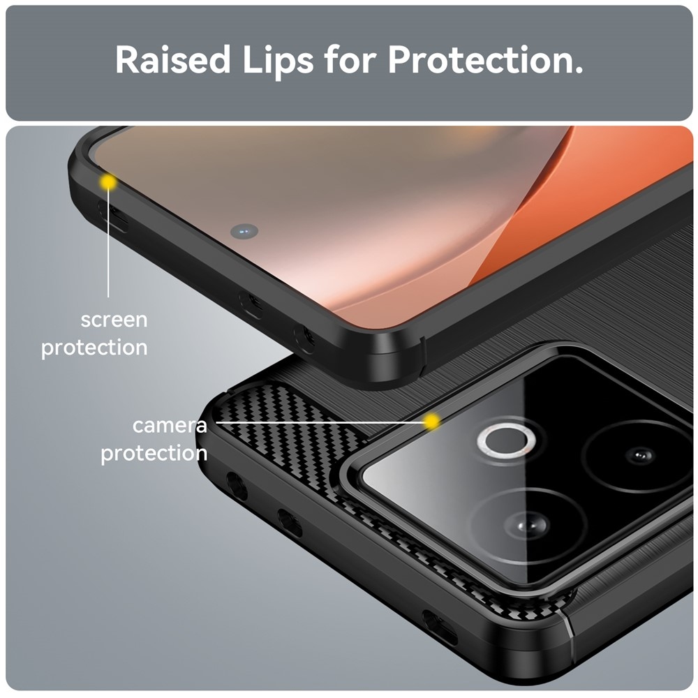 Szénálló zselés tok a Realme GT 7 5G/GT 7T 5G készülékhez - fekete