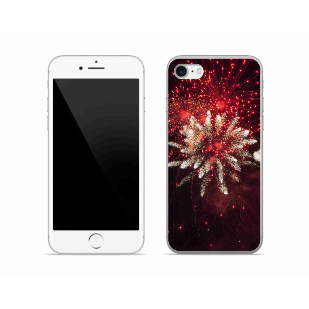 Zselés borítás mmCase iPhone SE (2020) - tűzijáték