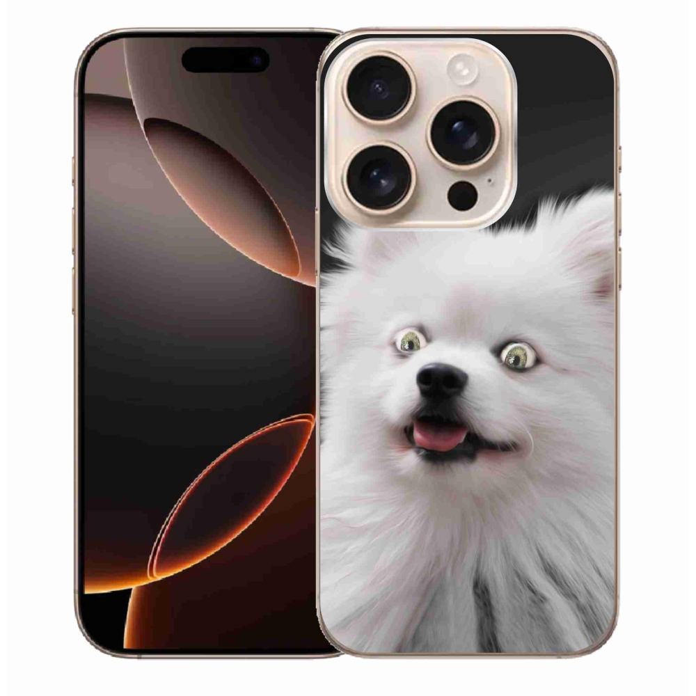 Zselés borítás mmCase iPhone 16 Pro Max készülékhez - fehér tipp