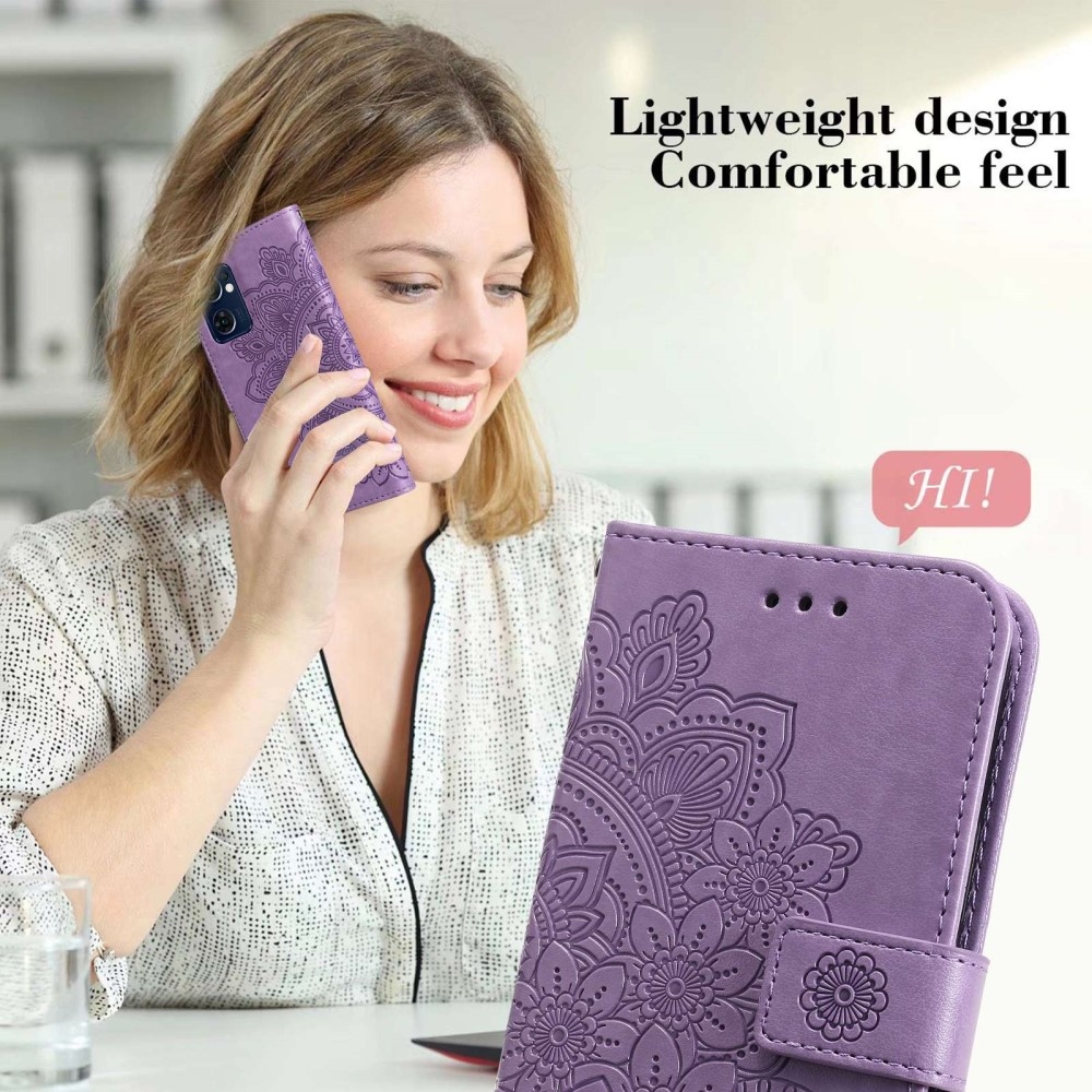 Mandala könyv tok az Oppo Find X5 Lite készülékhez - lila
