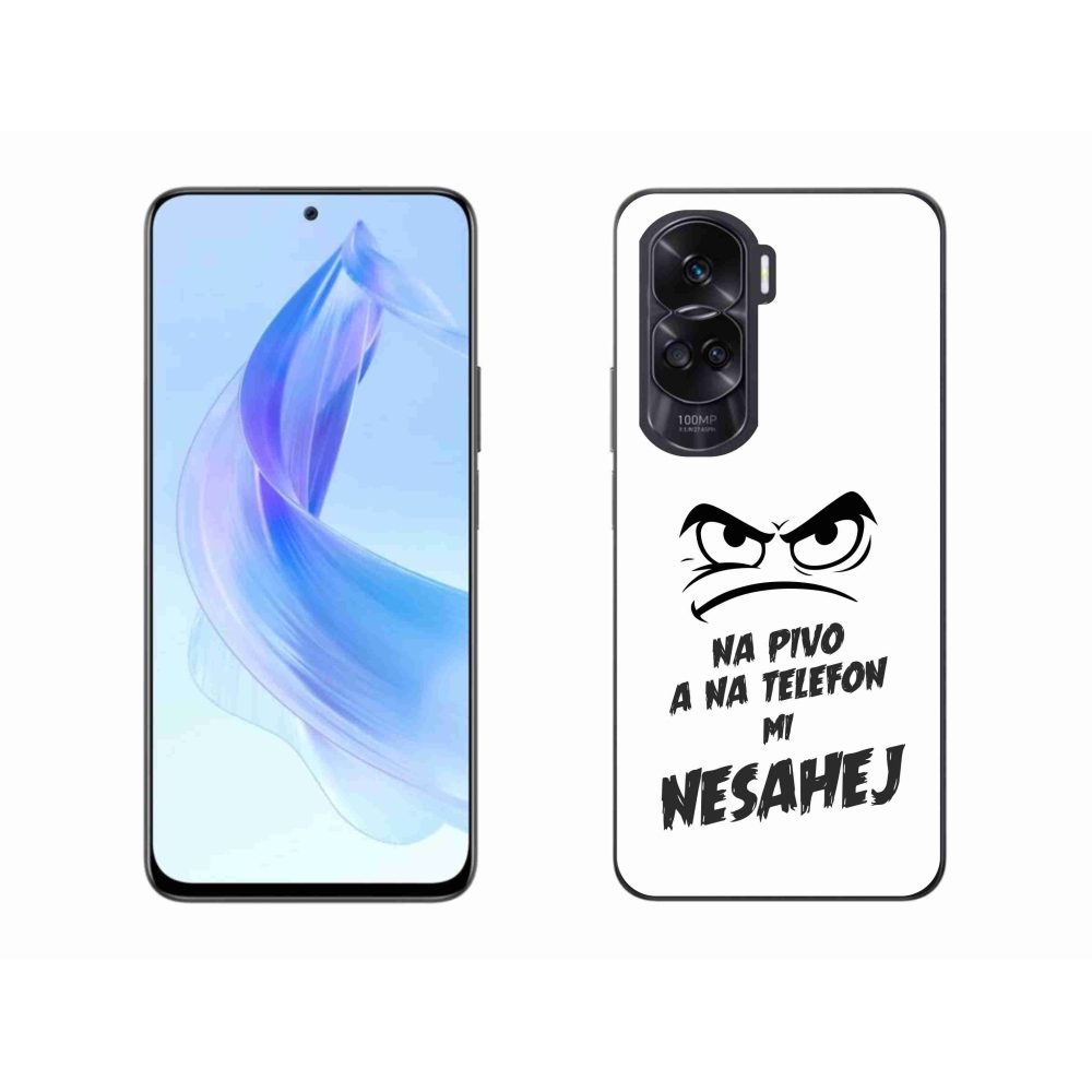 Gél borító mmCase a Honor 90 Lite készülékhez - sör motívum 2 fehér háttér