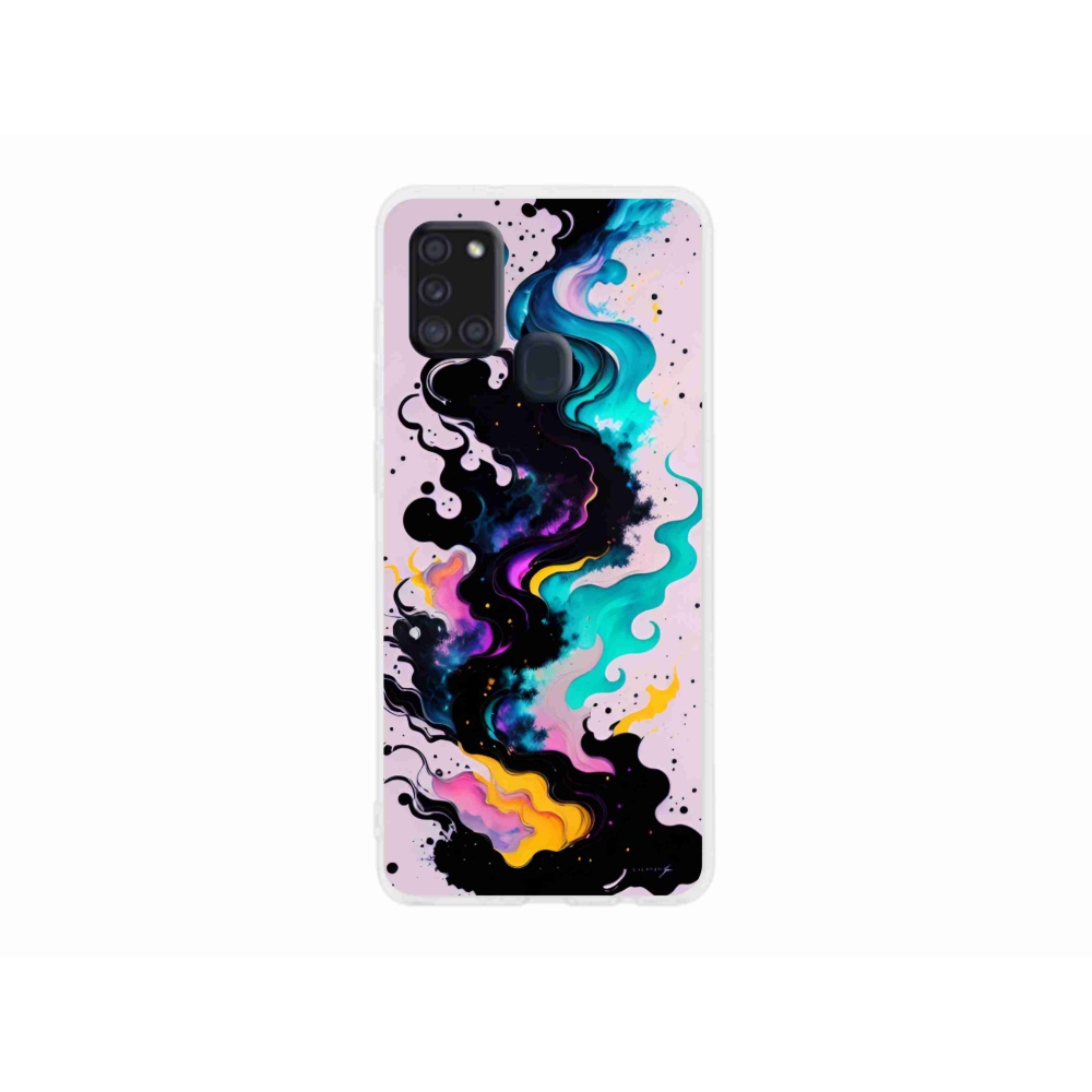 Gél borítás mmCase Samsung Galaxy A21s készülékhez - absztrakt motívum 4