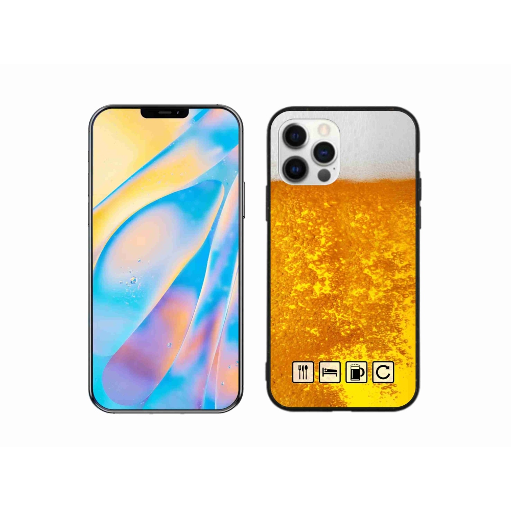 Gél borítás mmCase iPhone 12 készülékhez - sör motívum 3