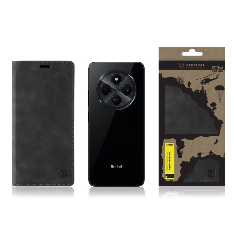 Taktikai Xproof a Xiaomi Redmi 14C Black Hawk számára
