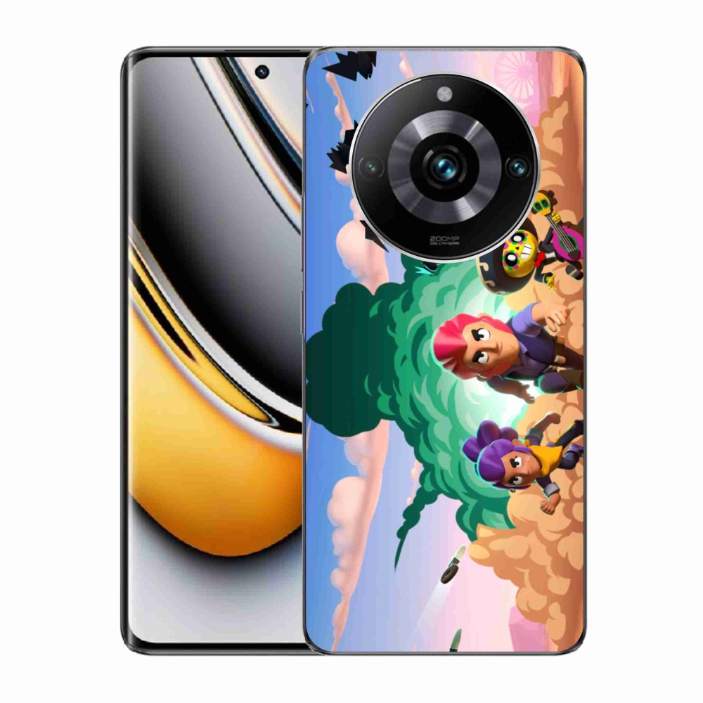 Gél borítás mmCase a Realme 11 Pro/11 Pro+ készülékhez - verekedős csillagok
