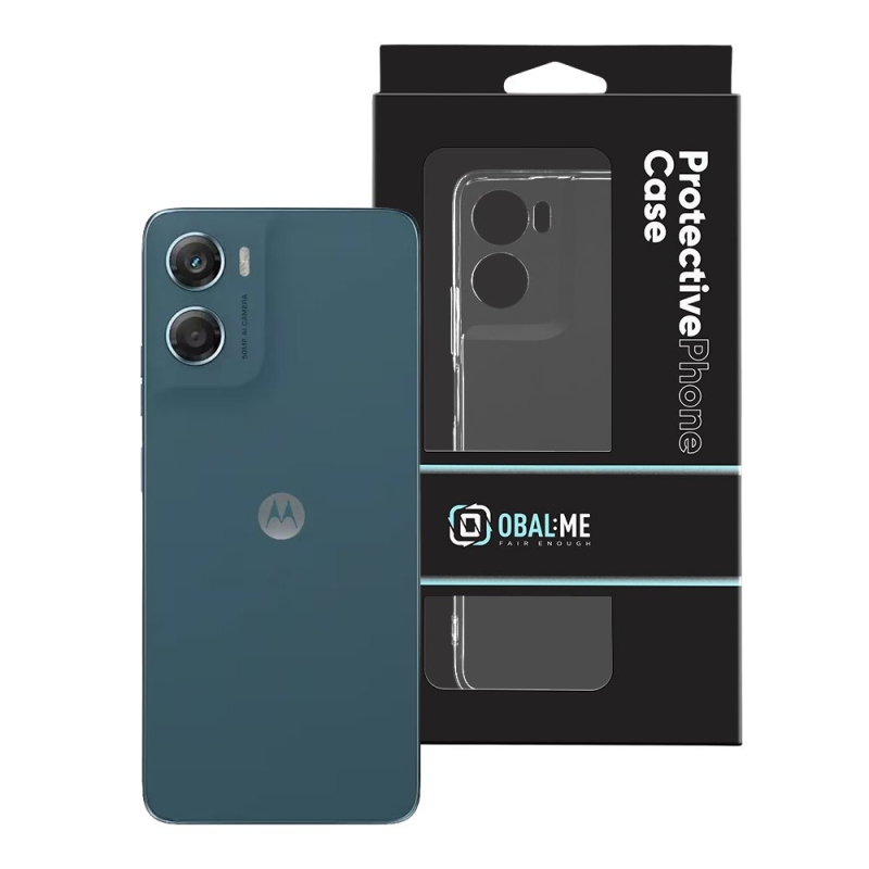 OBAL:ME TPU tok Motorola G06/G06 Power készülékhez, átlátszó
