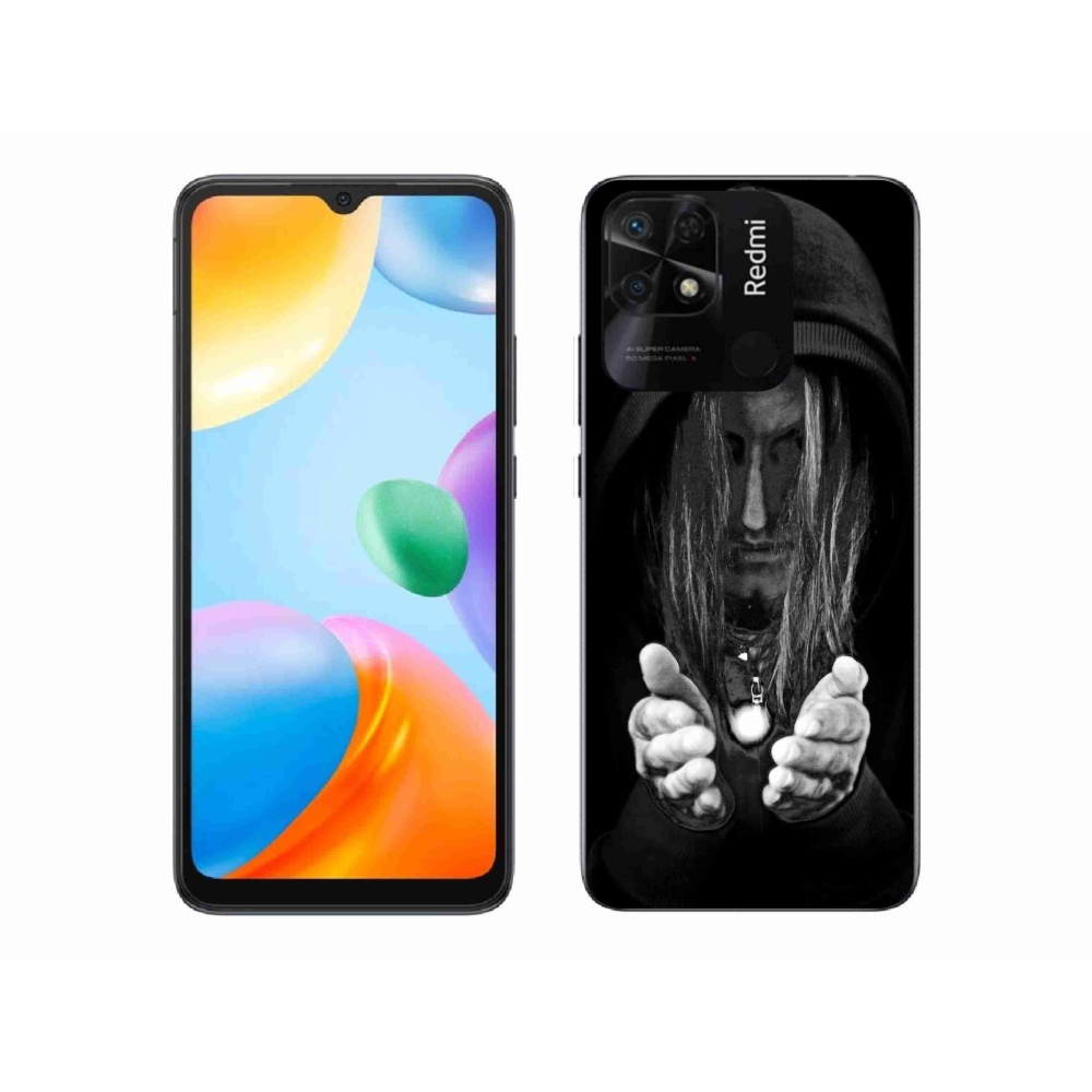 Gél borító mmCase a Xiaomi Redmi 10C-hez - titokzatos személy