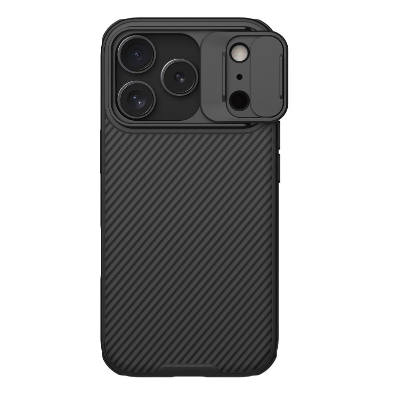 Nillkin CamShield PRO mágneses hátlap Apple iPhone 17 Pro készülékhez Fekete