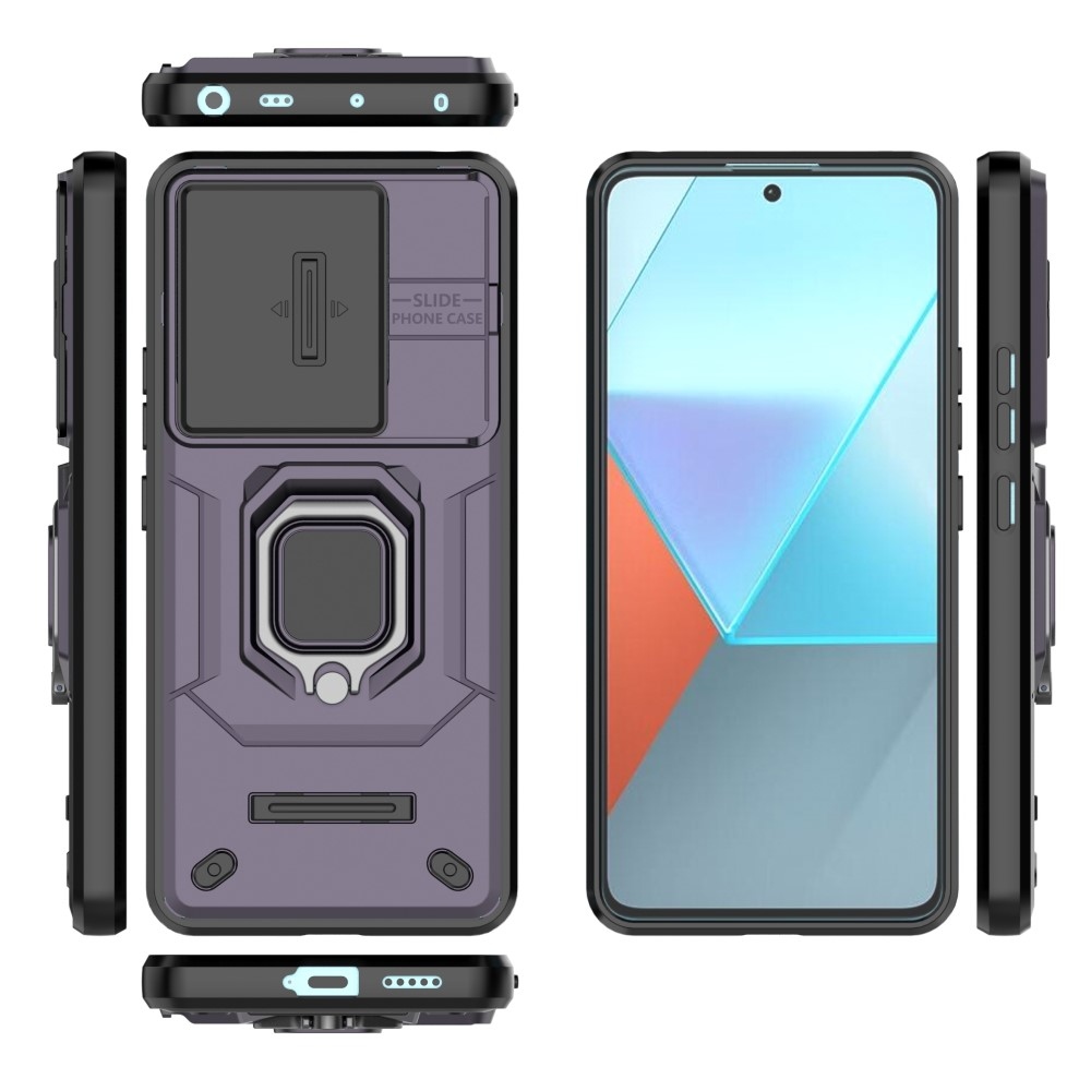 Lencseálló hibrid borítás a Xiaomi Redmi Note 13 Pro 5G/Poco X6 5G készülékhez - lila