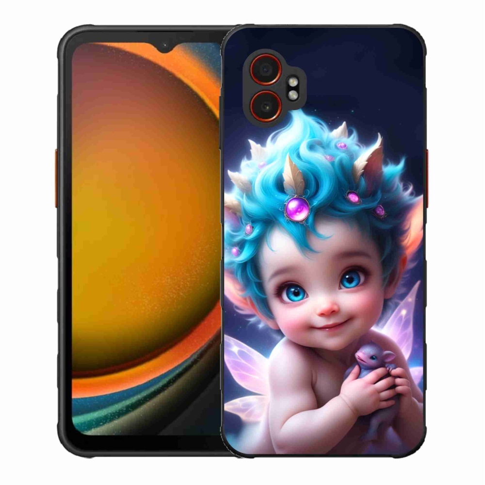 Gél borítás mmCase Samsung Galaxy Xcover 7 Pro készülékhez - baba pillangószárnyakkal