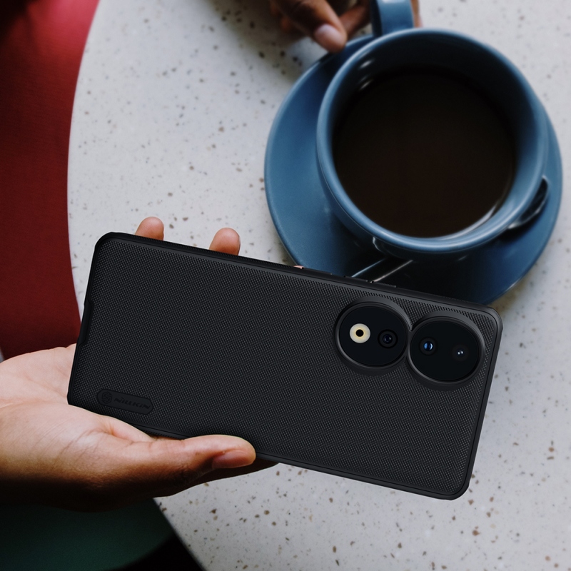Nillkin Super Frosted PRO hátlap a Honor 90-hez Fekete