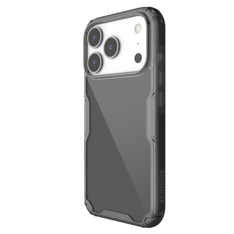 Nillkin Nature TPU PRO borító Apple iPhone 17 Pro átlátszó fekete