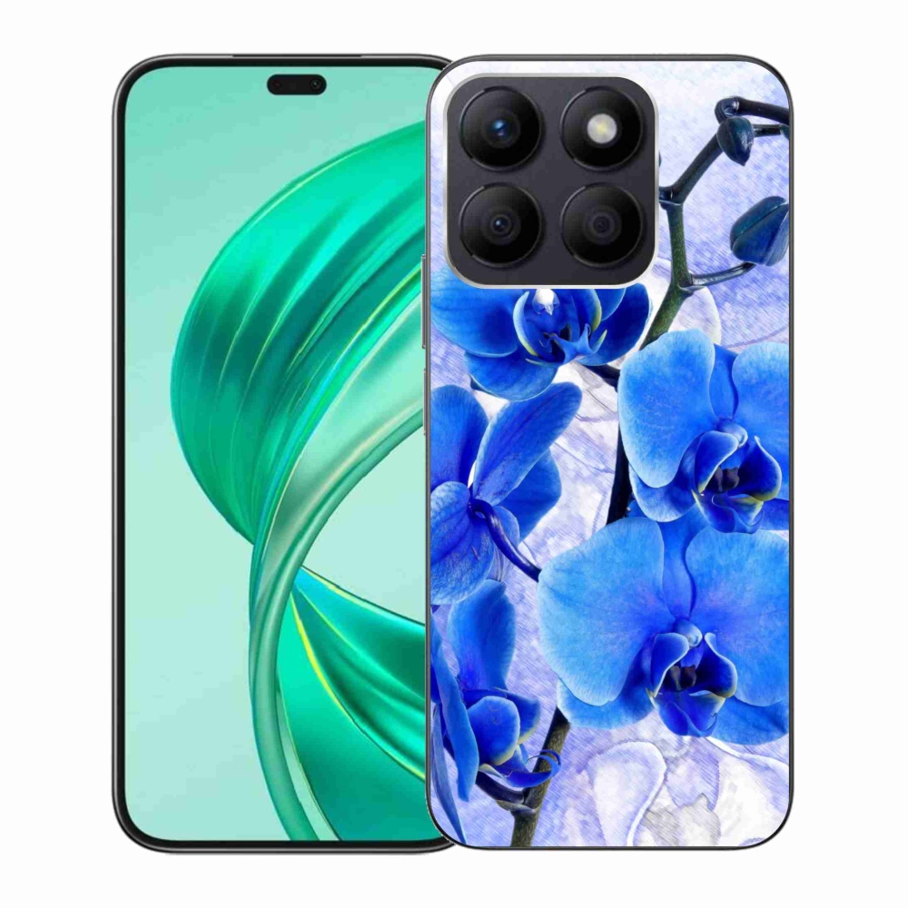 Zselés borítás mmCase a Honor X8b készülékhez - kék virágok