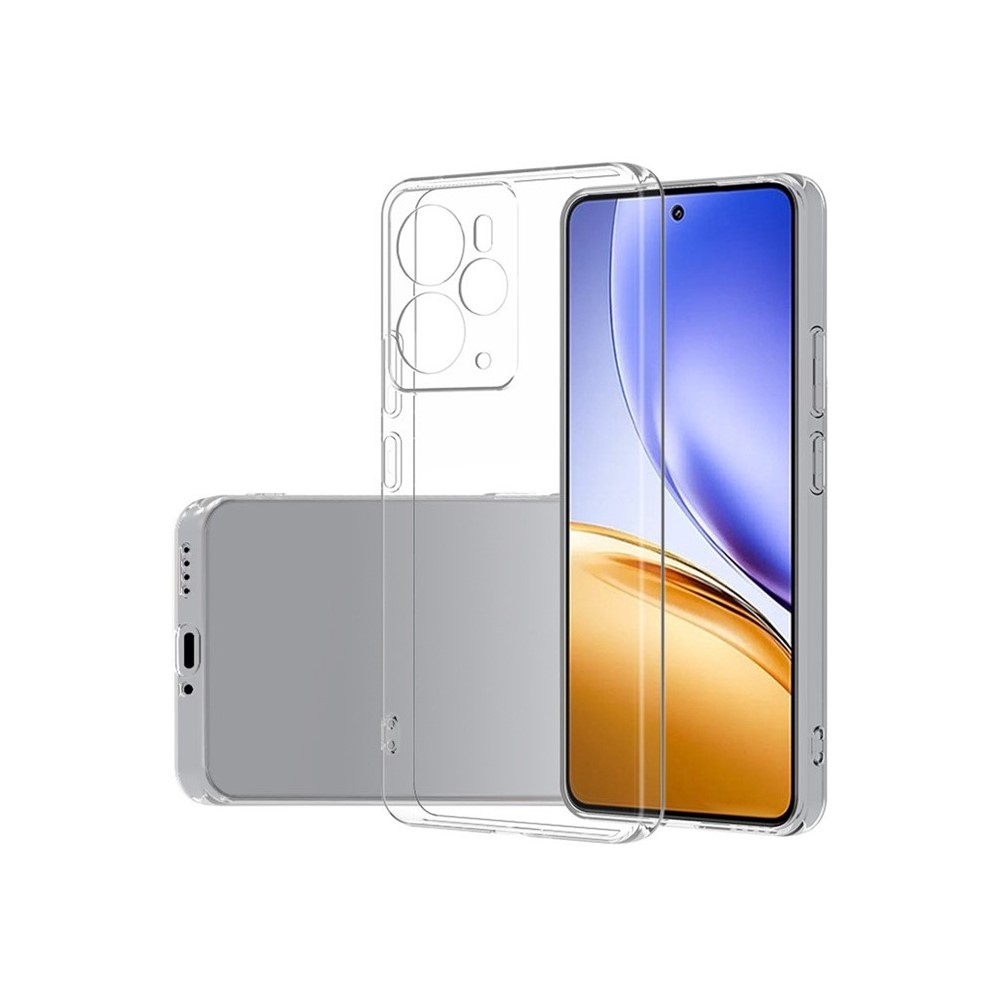 Átlátszó gél tok a Realme 14T 5G készülékhez - átlátszó