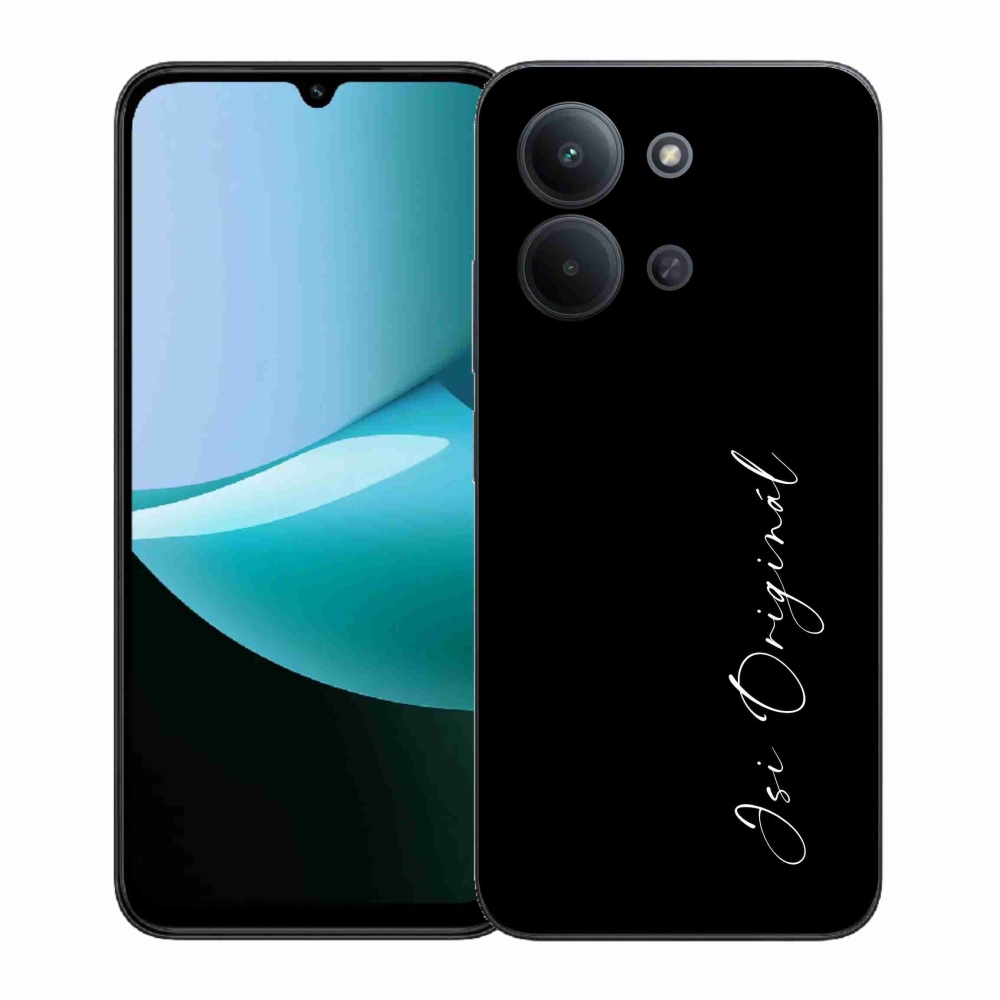 Gél borító mmCase a Xiaomi Redmi 15C 4G (171mm)/Poco C85 4G (171mm) - te vagy az eredeti fekete háttérrel