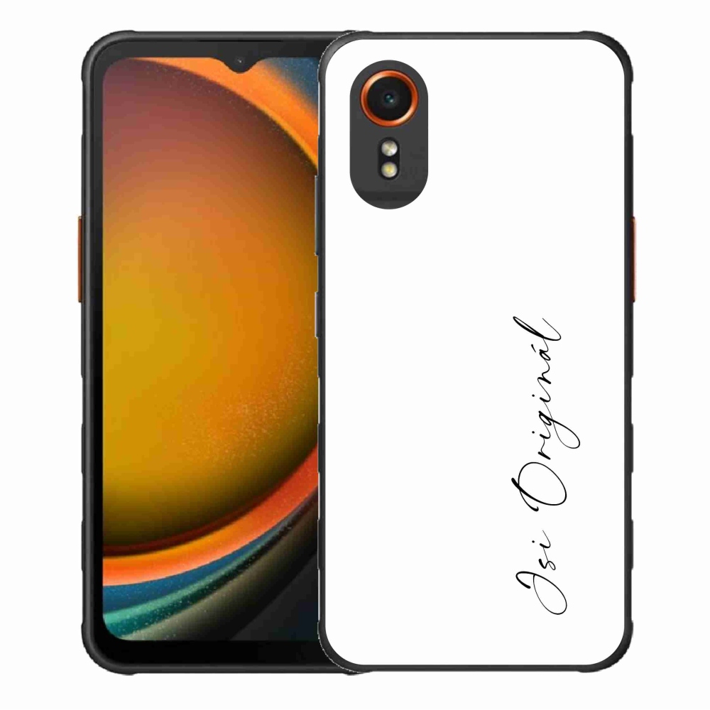 Gél borító mmCase Samsung Galaxy Xcover 7 - te vagy az eredeti fehér háttérrel
