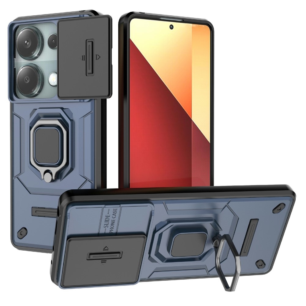 Lencseálló borítás Xiaomi Redmi Note 14S-hez - kék