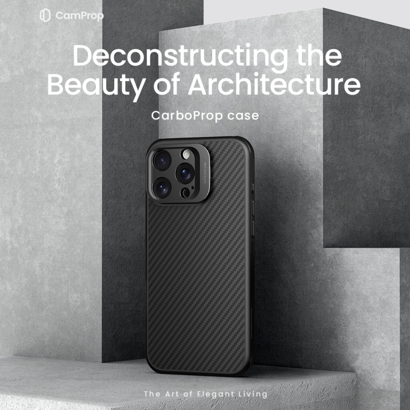 Nillkin CarboProp Aramid mágneses hátlap Apple iPhone 16 Pro Max készülékhez, fekete