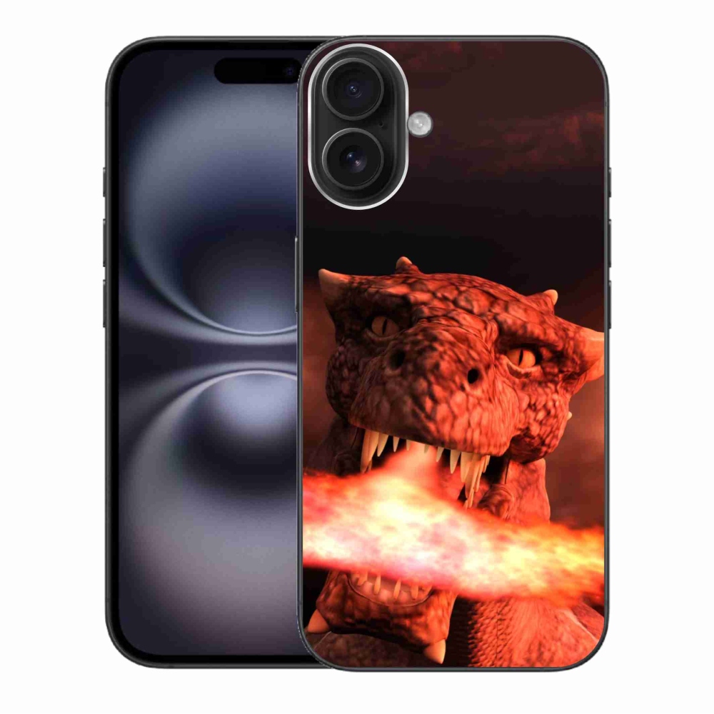 Zselés borítás mmCase iPhone 16 Plus készülékhez - sárkány