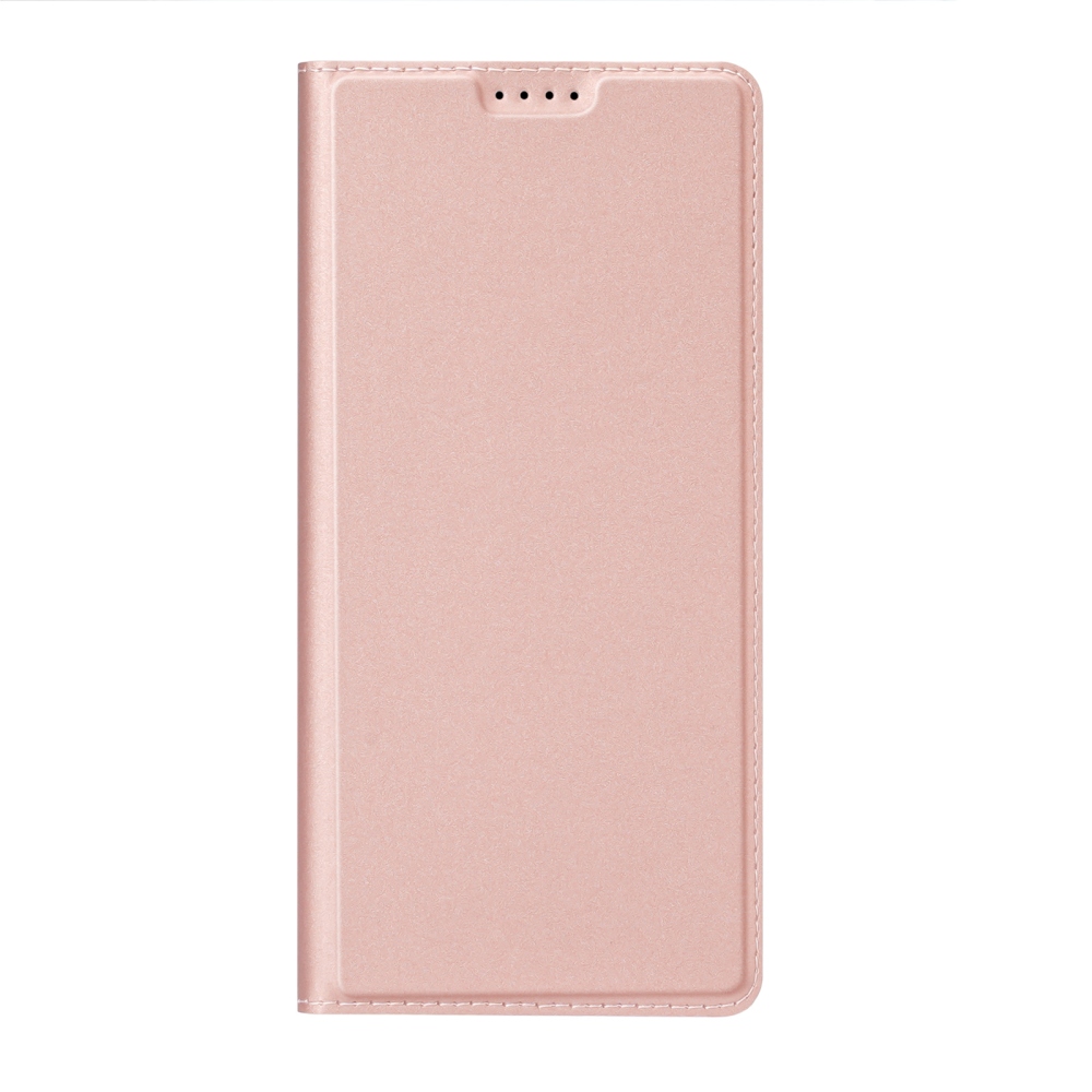 DUX könyvtáska Samsung Galaxy S25 FE készülékhez - rózsaarany