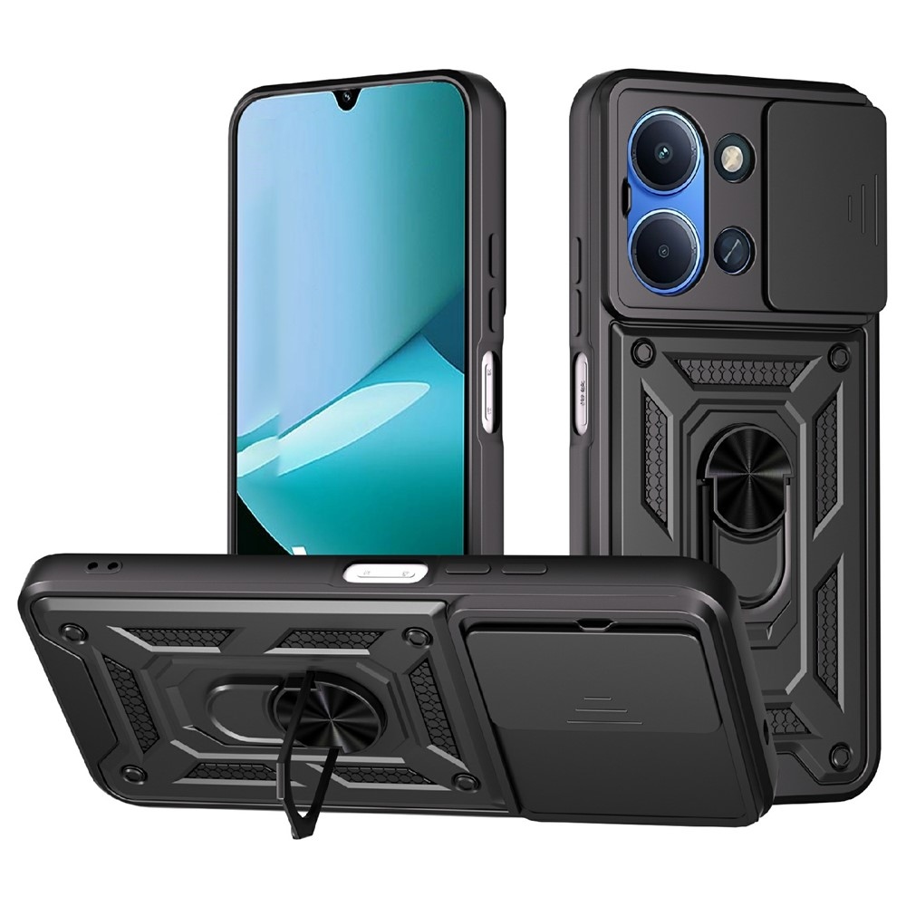 Csúszásálló borítás a Xiaomi Redmi 15C 4G/5G (173mm) készülékhez - fekete