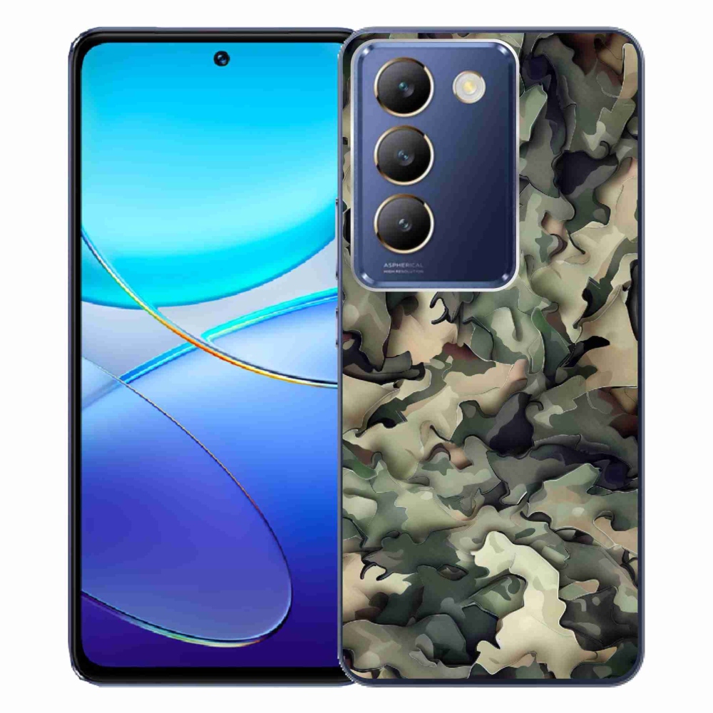 Gél borítás mmCase a Vivo V40 SE 4G/5G készülékhez - terepszínű minta 9