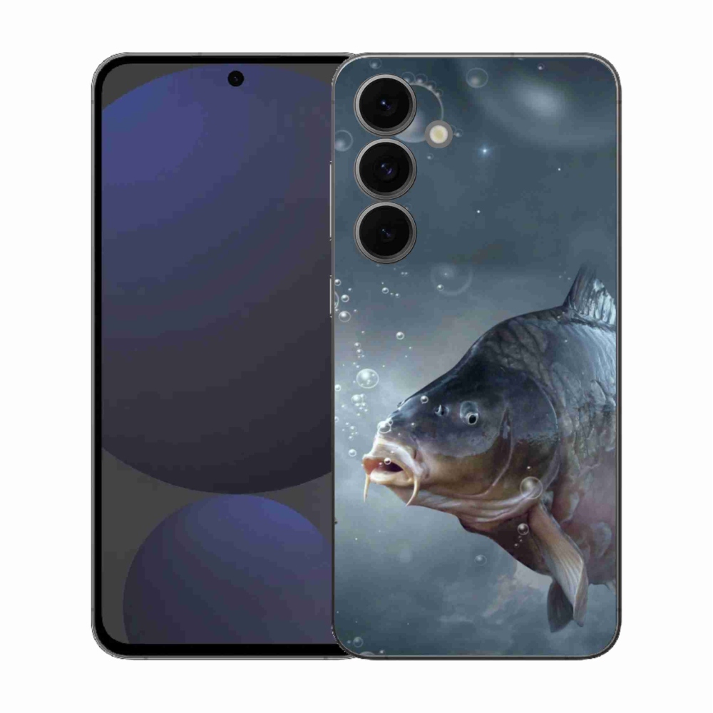 Gél borítás mmCase Samsung Galaxy S25 FE - ponty és buborékok
