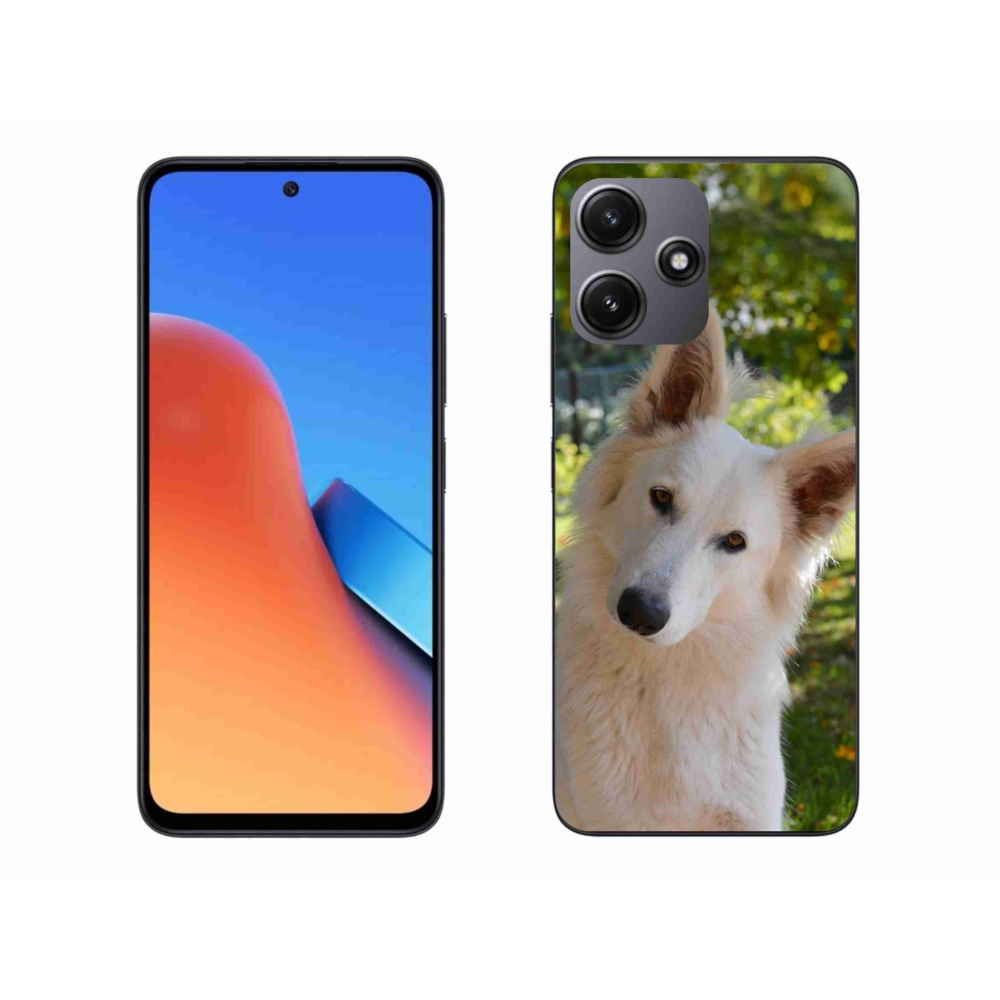 Gél borítás mmCase a Xiaomi Redmi 12 5G - fehér svájci juhász 1