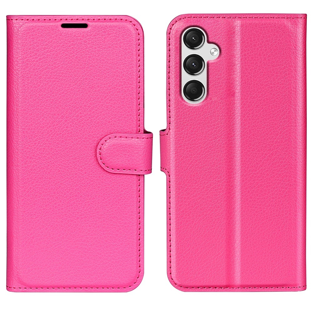 Litchi könyv tok Samsung Galaxy A25 5G - rózsaszínű