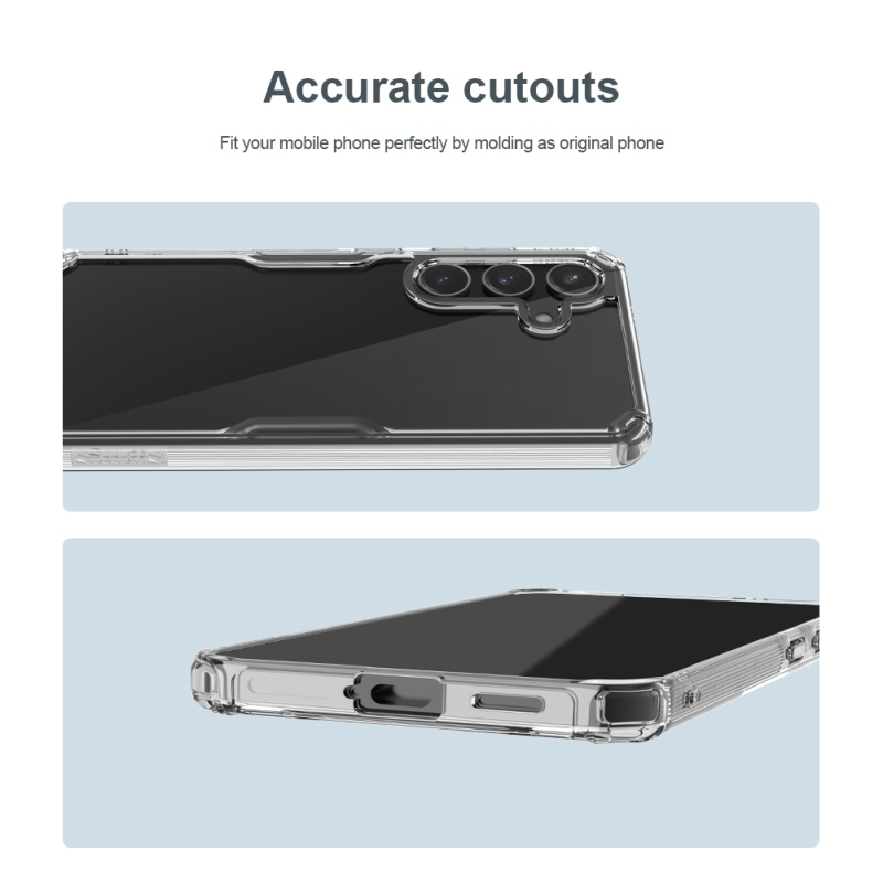 Nillkin Nature TPU PRO Cover for Samsung Galaxy S24 átlátszó