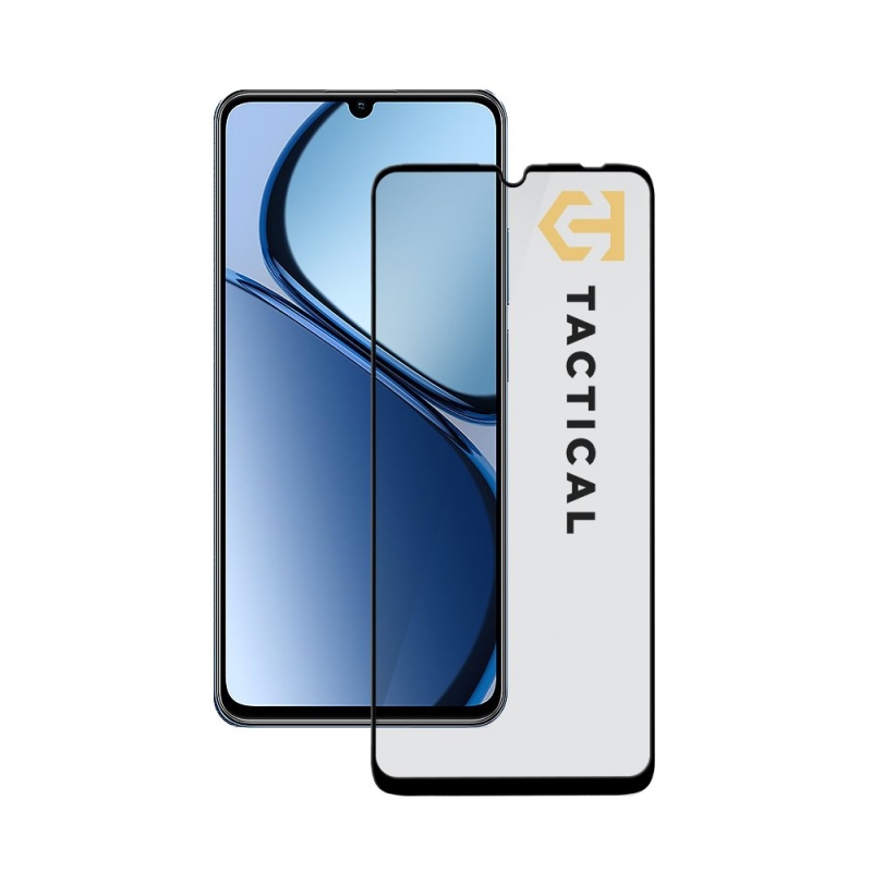 Tactical Glass Shield 5D üveg a Realme C63 4G fekete készülékhez
