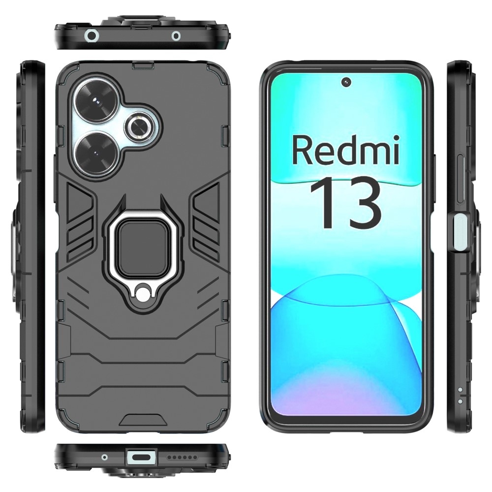 Guardy tartós védőhuzat Xiaomi Redmi 13 4G/Poco M6 4G - fekete