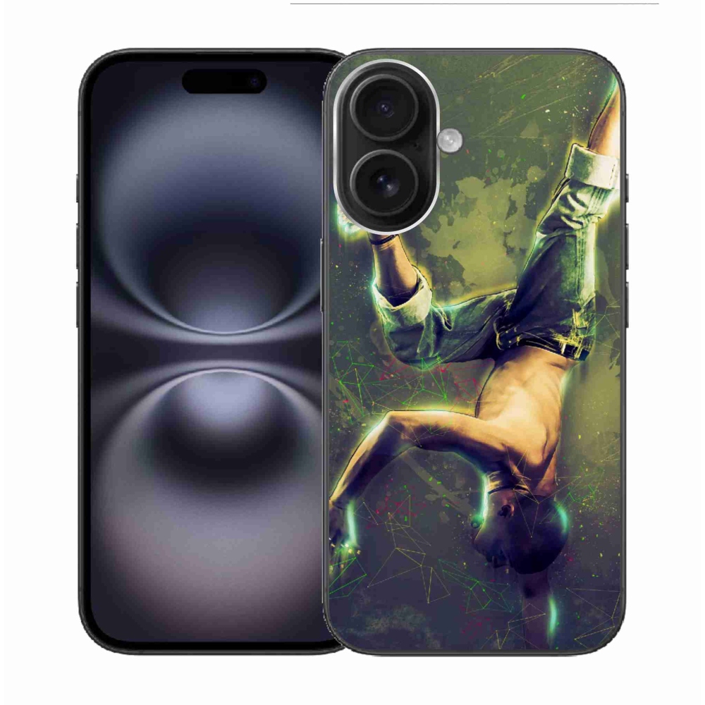 Gél borítás mmCase iPhone 16 készülékhez - breakdance