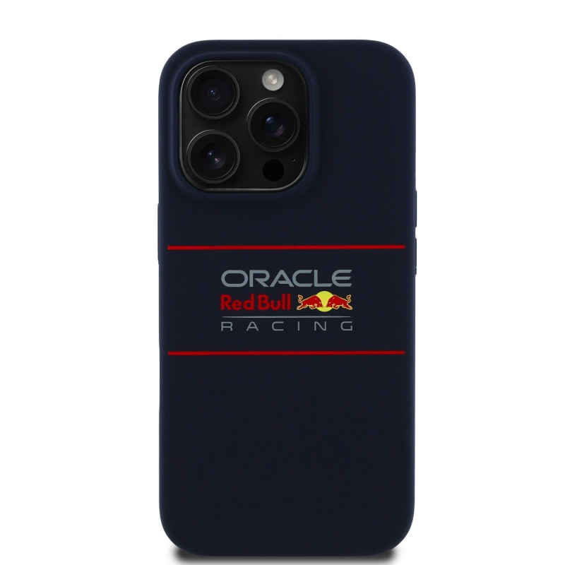 Red Bull szilikon vízszintes logós MagSafe hátlap iPhone 14 Pro tengerészgyalogsághoz
