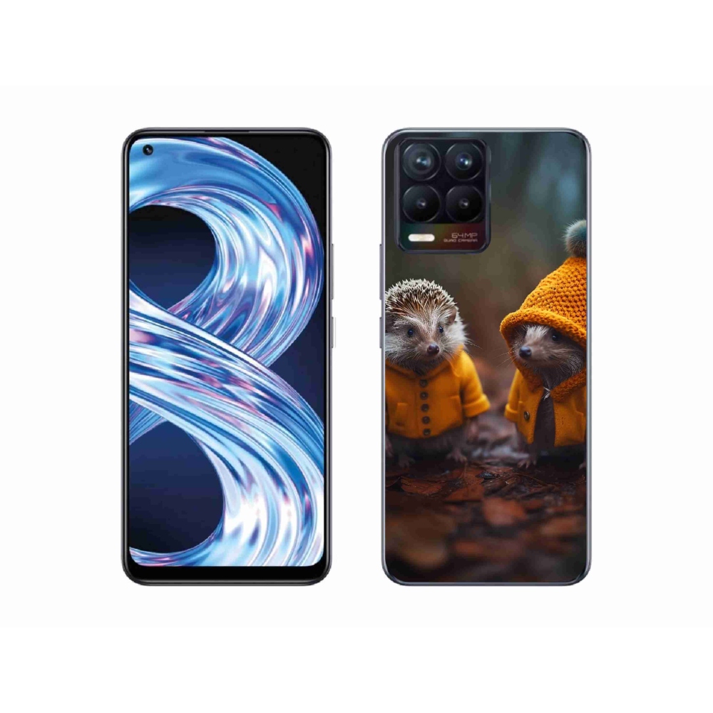 Gél borítás mmCase a Realme 8 Pro számára - sünök